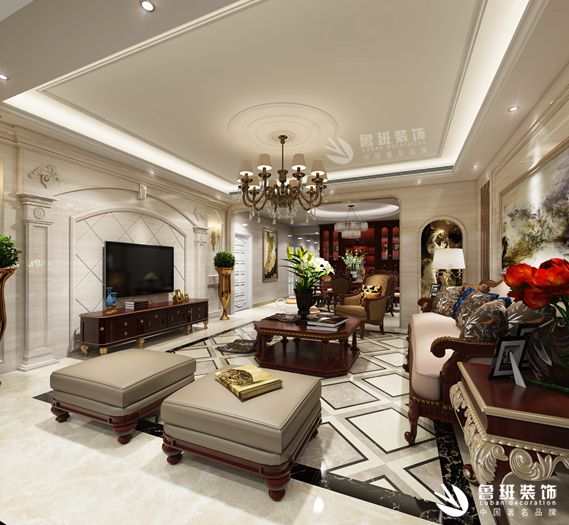 世茂都,歐式風格,客廳