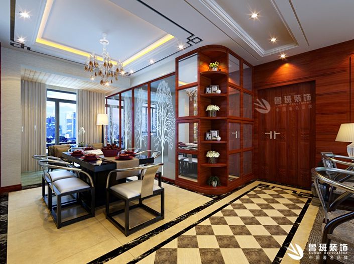 中海悅墅,混搭風(fēng)格,餐廳