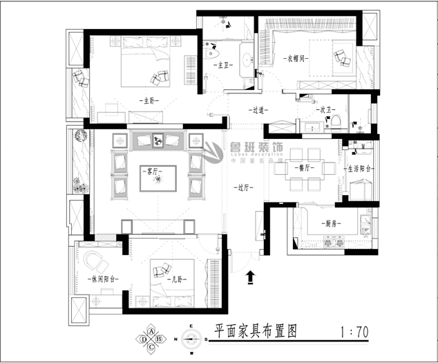 偉業公館,中式風格,戶型圖