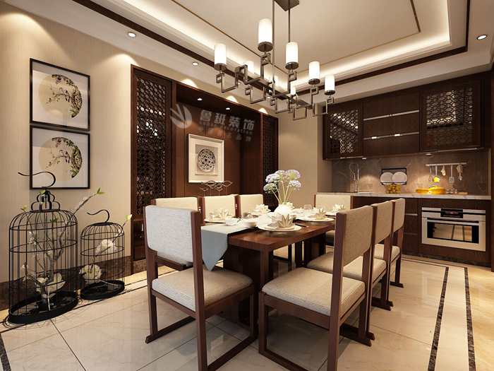 萬達西安one,新中式風格,餐廳
