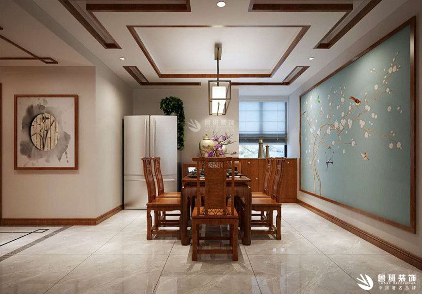 銘城國際社區,新中式風格,餐廳設計