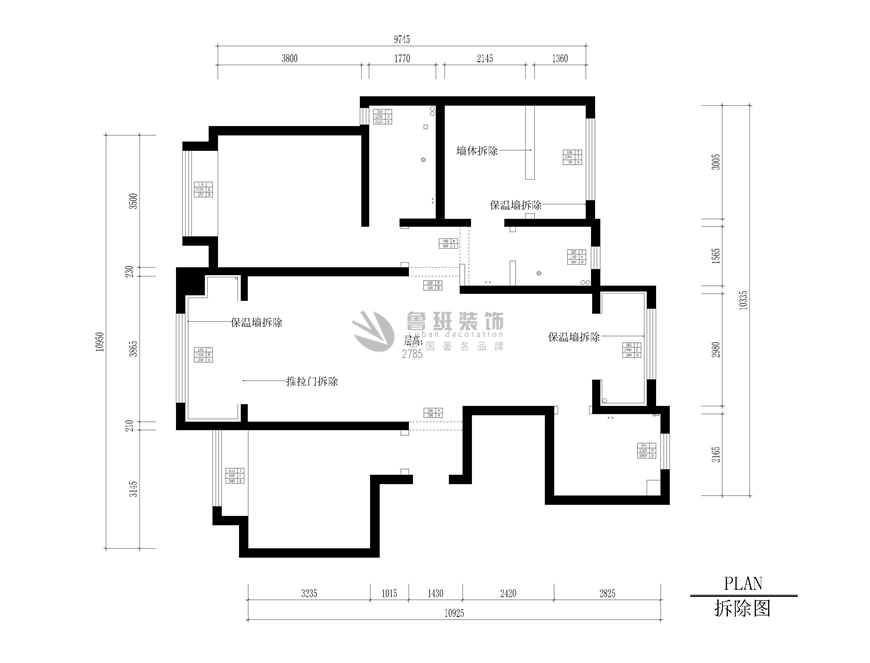 湖居筆記,簡約風格,戶型圖