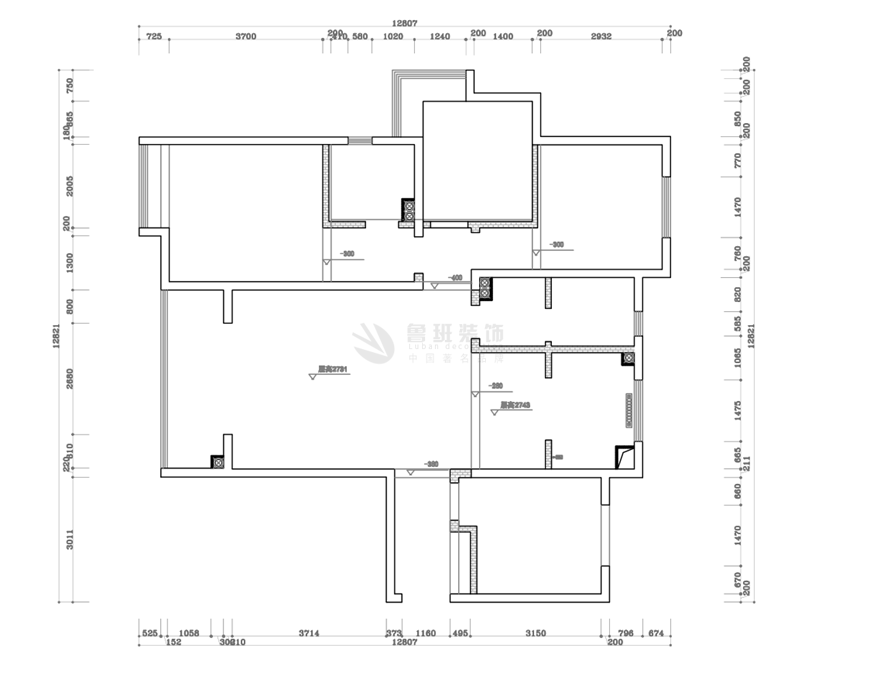 亨星錦繡城,現代風格效果圖,戶型圖