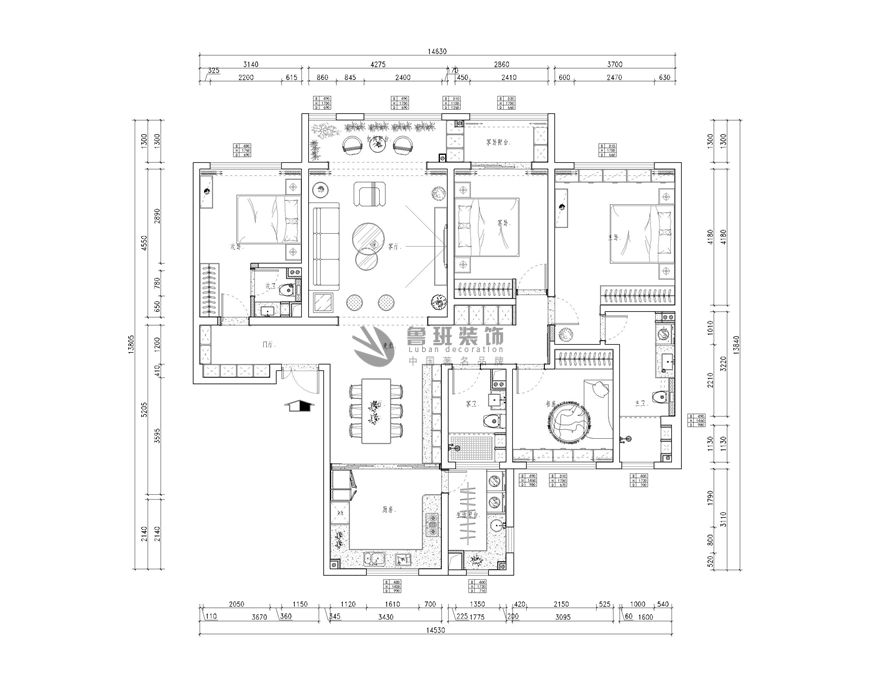 丹軒梓園,現代簡約,戶型圖