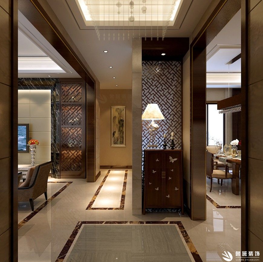 中海·碧林灣,中式風格,過道