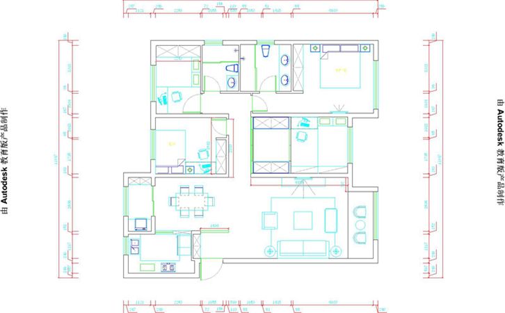 西安金地西灃公元130㎡三居室簡約風格修效果圖-閆佩設計作品1 西安金地西灃公元130㎡三居室簡約風格修效果圖-閆佩設計作品1